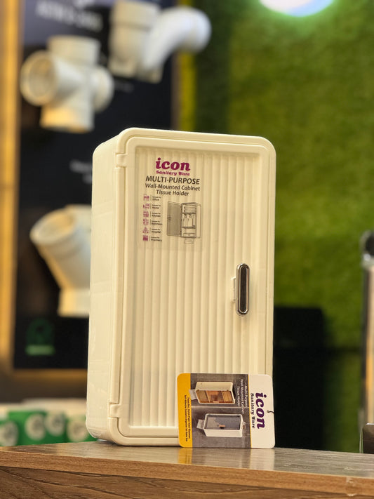 Icon Cabinet With Tissue Holder
